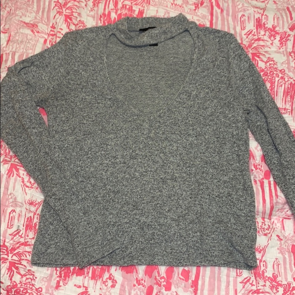 Forever 21 Gray Sweater Top